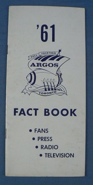 MG60 1961 Toronto Argonauts